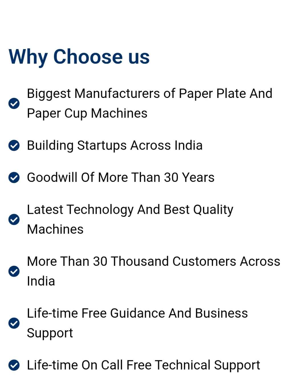 Describe our specification
